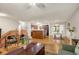 Open living space includes living room, dining area, and kitchen with island at 3990 Admiral Dr, Chamblee, GA 30341
