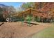 Shaded playground area with swings and play structures at 3990 Admiral Dr, Chamblee, GA 30341
