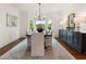 Elegant dining room with chandelier and natural light at 4223 Wieuca Overlook Ne, Atlanta, GA 30342