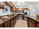 Modern kitchen with stainless steel appliances and granite countertops at 1307 Madison Se Ln, Smyrna, GA 30080