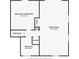 Basement floor plan showing the unfinished basement, laundry area, Gathering room, and bathroom at 3383 Campbell Se Rd, Smyrna, GA 30080