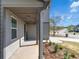 Covered front porch featuring a 'welcome' sign and well-maintained landscaping at 820 Lake Chase, Fairburn, GA 30213