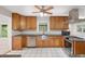 Updated kitchen featuring stainless steel appliances, granite countertops, and ample cabinet space at 3007 Stratford Arms Dr, Chamblee, GA 30341