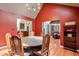 Dining room featuring hardwood floors, an adjacent sitting room, and access to the kitchen at 3493 Wood Acres Blvd, Duluth, GA 30096
