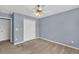 Bedroom with closet and entry doors at 1220 Skipping Rock Sw Ln, Grayson, GA 30017