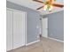 Bedroom with closet and entry doors at 1220 Skipping Rock Sw Ln, Grayson, GA 30017