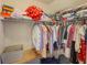 Walk-in closet with ample storage space and shelving at 2478 Roseberry Ln, Grayson, GA 30017