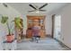 Office space with built-in shelving, complemented by luxury vinyl plank flooring at 2478 Roseberry Ln, Grayson, GA 30017