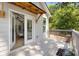 Deck with access to the home featuring an open door and a view of the outdoor scenery at 2553 Creekwood Ter, Decatur, GA 30030