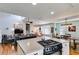 Open concept living room and kitchen with vaulted ceilings and lots of natural light at 1189 Norfolk Nw Dr, Acworth, GA 30102