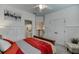 Spacious bedroom with carpeted floors, a large closet and access to the ensuite bath at 2930 Aquitania Ln, Cumming, GA 30040