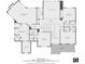 Detailed second-floor plan showcasing bedrooms, bathrooms, walk-in closets, laundry, and balcony with accurate measurements at 2930 Aquitania Ln, Cumming, GA 30040