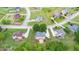 Aerial view highlighting neighborhood layout and green spaces at 60 Heritage Keep, Covington, GA 30016