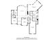 Detailed second-floor plan with primary bedroom, bathrooms, and additional bedrooms layout and dimensions at 1985 Chapel Estates Ln, Dacula, GA 30019