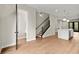 Spacious home featuring modern kitchen, staircase, and hardwood floors at 2329 Mason Dr # D24, Atlanta, GA 30316