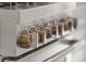 Close up of the professional-grade stove with custom metal knobs at 2329 Mason Dr # D24, Atlanta, GA 30316
