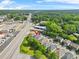 Stunning aerial view showcases the neighborhood and the convenient location of this beautiful residential property at 1908 Weston Ln, Tucker, GA 30084