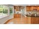 Charming kitchen with a bay window offering natural light and views of the outdoors at 3573 Turtle Cove Se Ct, Marietta, GA 30067