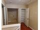 Spacious closet and utility area with washer/dryer hookups at 4208 Royal Regency Nw Cir # 9, Kennesaw, GA 30144