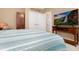 Bedroom featuring natural light, carpet, and TV for relaxation and comfort at 110 Apple Blossom Ln, Fayetteville, GA 30215