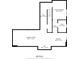 Basement floor plan featuring a recreation room, bar, and primary bedroom at 160 Wentworth Dr, Canton, GA 30114