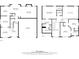 Floor plan showing the layout of both floors, including bedrooms and primary bath at 160 Wentworth Dr, Canton, GA 30114