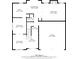 Floor plan showing the layout of the kitchen, Gathering room, and garage at 160 Wentworth Dr, Canton, GA 30114