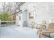 Cozy back deck with outdoor seating and a grill at 1195 Cameron Ne Ct, Atlanta, GA 30306