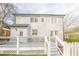 Exterior back view with deck, yard and white fence at 1195 Cameron Ne Ct, Atlanta, GA 30306