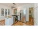 Modern kitchen with stainless steel appliances and granite countertops at 1195 Cameron Ne Ct, Atlanta, GA 30306