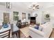 Cozy living room filled with natural light, showcases a relaxing and welcoming space for residents and guests at 155 Point View Dr, Canton, GA 30114