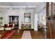 Open-concept living area showcasing beautiful hardwood floors and natural light at 342 5Th Ne St, Atlanta, GA 30308