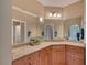 Bathroom with extended counter space and multiple doorways at 3590 Fricks Rd, Marietta, GA 30062