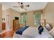 Bedroom with ensuite bathroom and view of the windows at 3590 Fricks Rd, Marietta, GA 30062