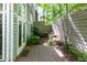 Private, fenced backyard space with a wood deck and beautiful landscaping at 1440 Hillpine Ln, Atlanta, GA 30306