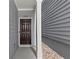 Entryway featuring a dark wood front door, sidelight, and house number 2110 at 2110 Prichard Park Dr, Kennesaw, GA 30144