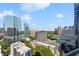High-rise view of the city skyline and blue skies in an urban neighborhood at 3324 Peachtree Rd # 1719, Atlanta, GA 30326