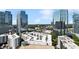 High-rise view of the city skyline and blue skies in an urban neighborhood at 3324 Peachtree Rd # 1719, Atlanta, GA 30326