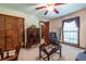 Well-lit bedroom featuring neutral tones, wood furnishings, and a relaxing atmosphere at 1602 Shamrock Se Trl, Smyrna, GA 30080