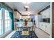 Bright eat-in kitchen featuring a large window and white cabinetry at 1602 Shamrock Se Trl, Smyrna, GA 30080