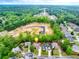 Aerial view of a home near a community development with lush landscaping at 1738 Honey Tree Pl, Hoschton, GA 30548