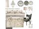 The traditional design board showcases walls, trim, and furniture with natural lighting and neutral tones at 2651 Old Lost Mountain Rd, Powder Springs, GA 30127