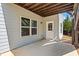 Covered patio with direct yard access; perfect for relaxing at 312 Wichita Way, Mcdonough, GA 30253