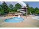 Recreational water slide and splash pool in community, great amenities for residents to enjoy on a hot summer day at 5004 Gunnison Trce, Suwanee, GA 30024