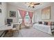 Charming bedroom with neutral walls, large window, modern desk, and a daybed at 690 Stickley Oak Way, Woodstock, GA 30189