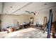 Spacious garage with white ceiling, concrete floor and garage door opener at 1030 E Lakehaven Way, Mcdonough, GA 30253