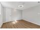 Bedroom with wood-look floors, a ceiling fan, neutral walls and recessed lighting at 6684 Birch Rd, Winston, GA 30187