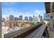 Wonderful city views of high rises from this urban rooftop deck at 923 Peachtree Ne St # 1625, Atlanta, GA 30309