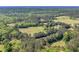 Extensive aerial view of wooded acreage, displaying its peaceful and rural setting at 1025 Rocky Plains Rd, Covington, GA 30016