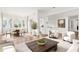 Bright open living and dining areas featuring modern furniture, hardwood floors and white walls at 1585 S Ponce De Leon Ne Ave # 20, Atlanta, GA 30307